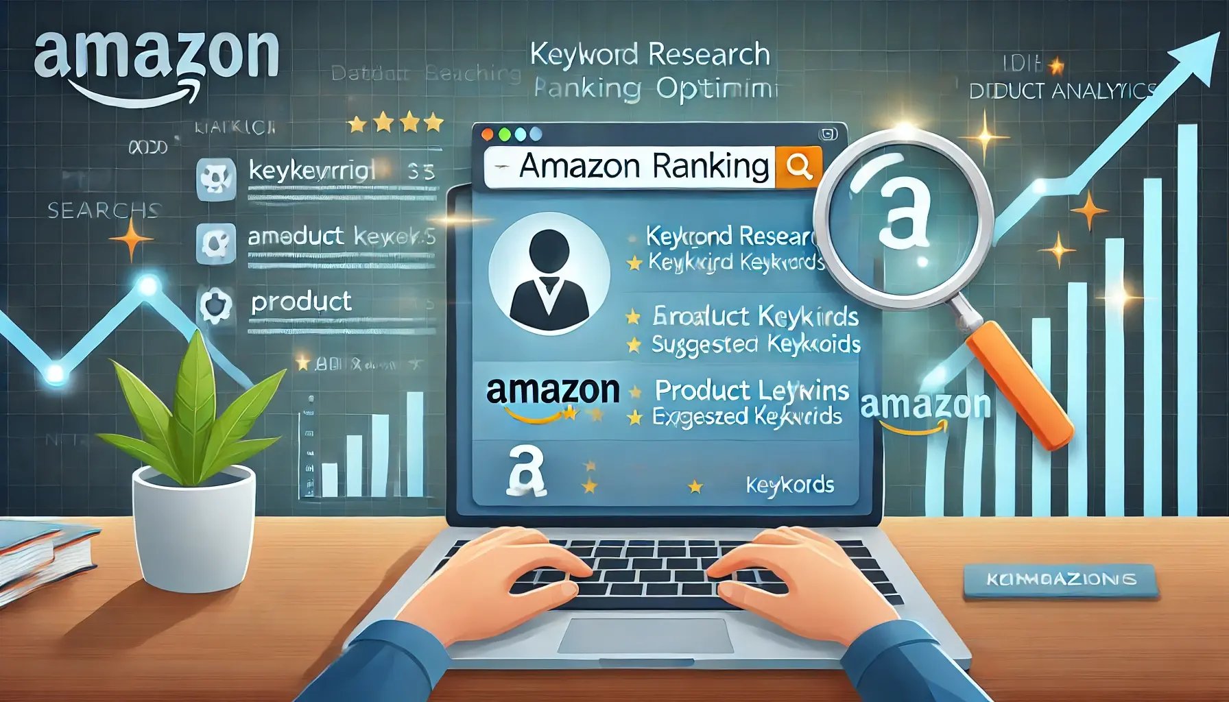 Keyword research and Amazon ranking optimization